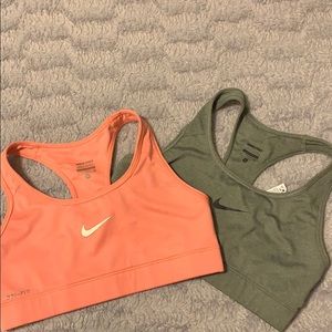 Nike Pink & Gray Sport Bra Bundle